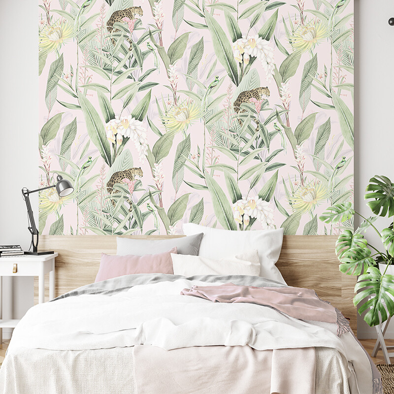 Jungle Leopard Removable Wallpaper