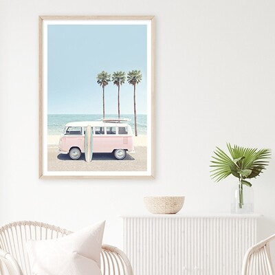 Beach Van - Pink