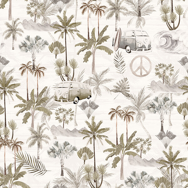 Kombi Days Removable Wallpaper
