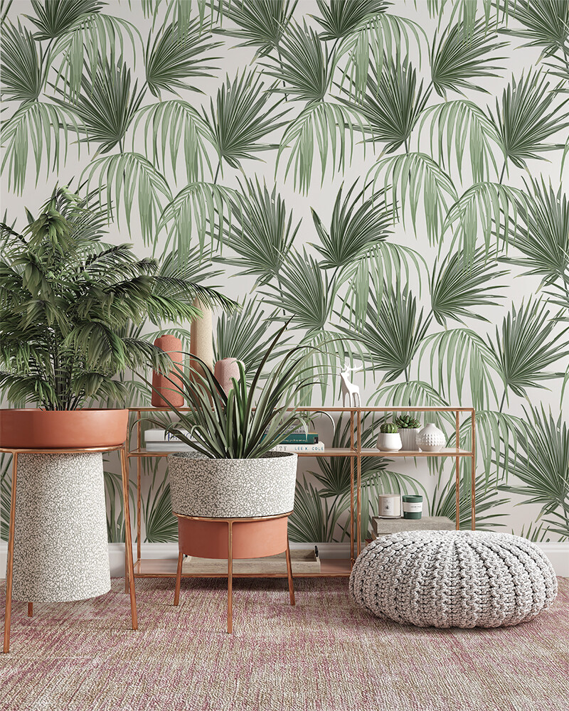 Tropical Fronds Removable Wallpaper