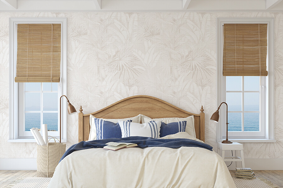 Luxe Palms Removable Wallpaper - Natural