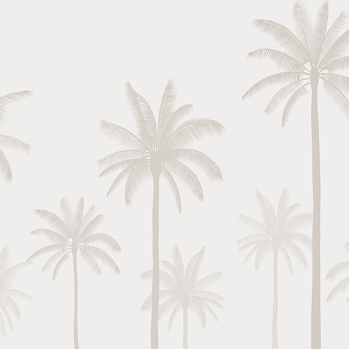 Neutral Palms Landscape Removable Wallpaper