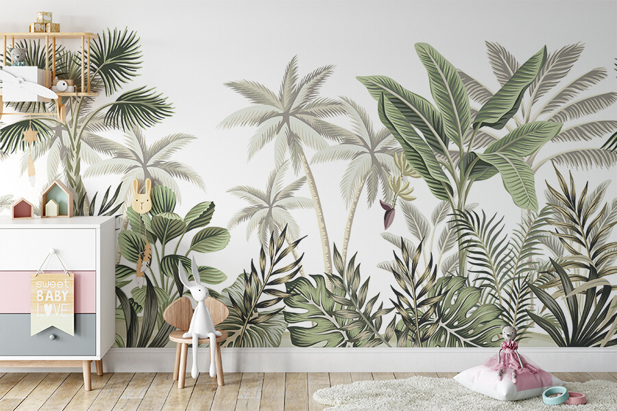 Lush Jungle Removable Wallpaper