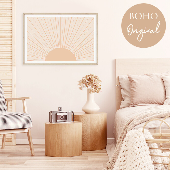 Boho Sunset II (Landscape)