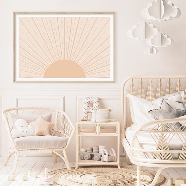 Boho Sunset II (Landscape)