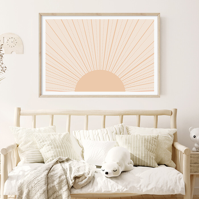 Boho Sunset II (Landscape)