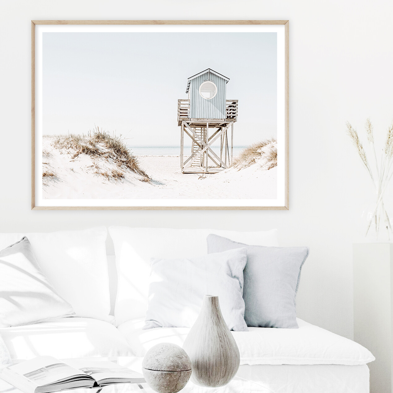 Blue Beach House (portrait or landscape)