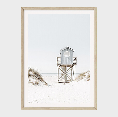 Blue Beach House (portrait or landscape)