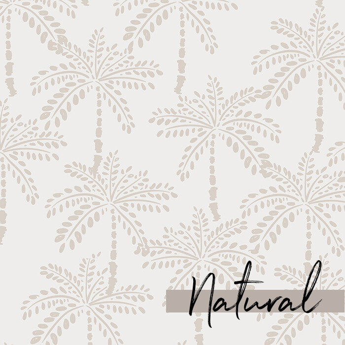 Caribbean Palms Removable Wallpaper (colour options)