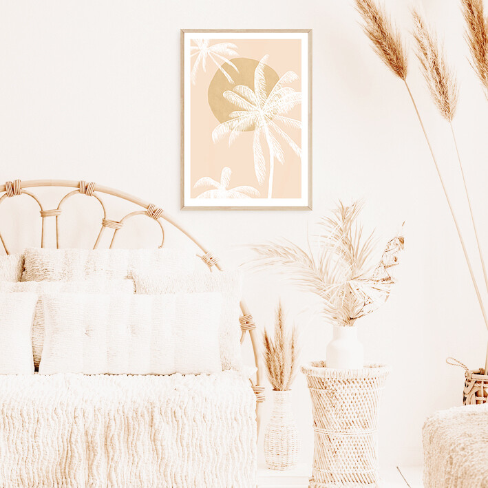 Sunset Palms (peach)