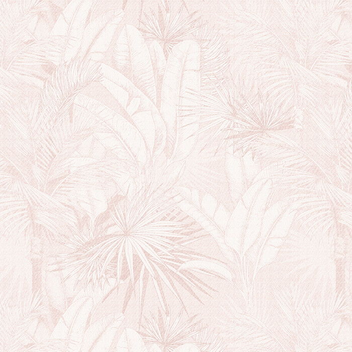 Luxe Palms (Dusty Blush) Removable Wallpaper