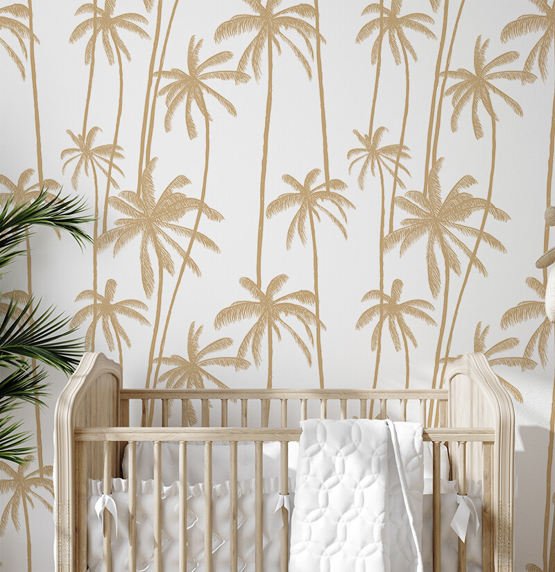 Bali Palms Removable Wallpaper
