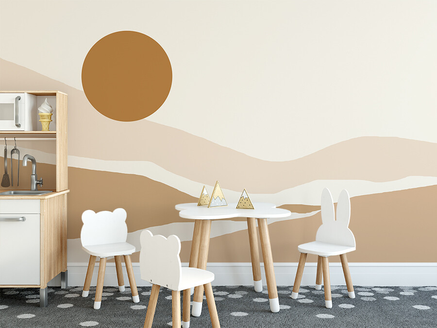 Boho Desert Mural