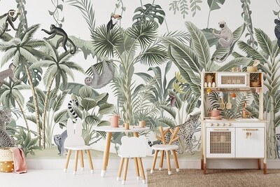 Into the Jungle Removable Wallpaper Mural