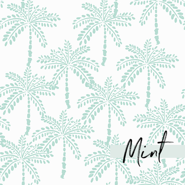 Caribbean Palms Removable Wallpaper (colour options)