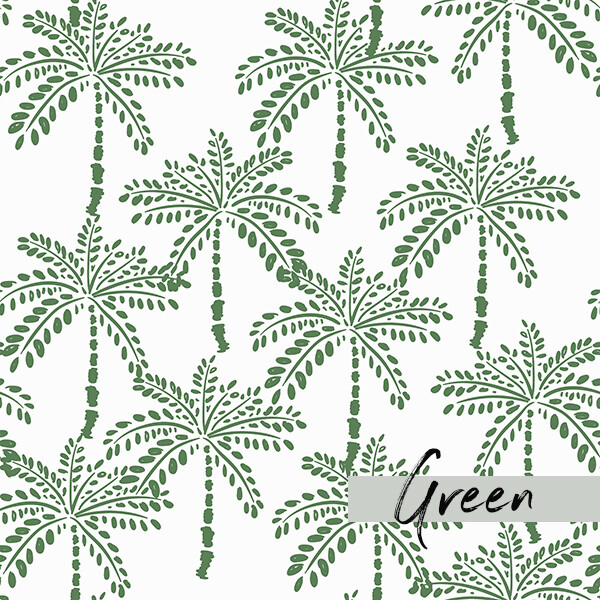 Caribbean Palms Removable Wallpaper (colour options)