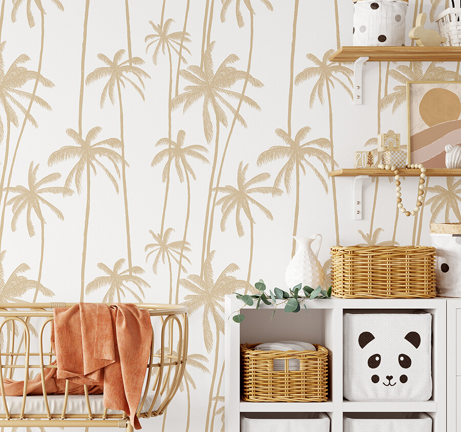 Bali Palms Removable Wallpaper