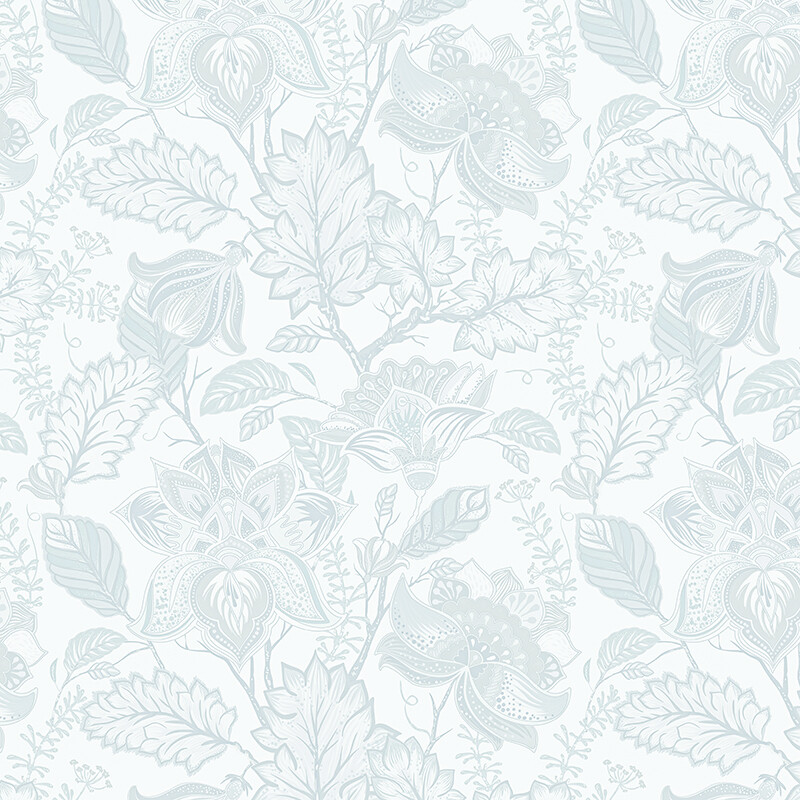 Hamptons Floral (Duck Egg) Removable Wallpaper