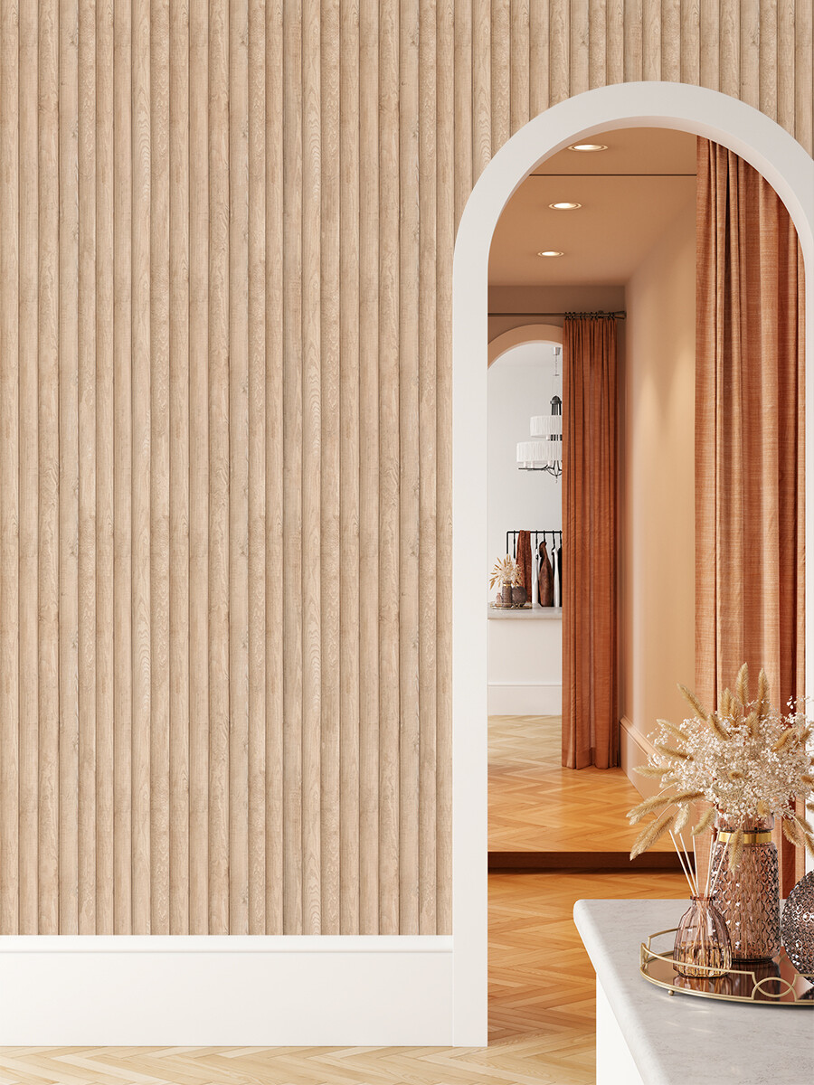 Modern Timber Removable Wallpaper