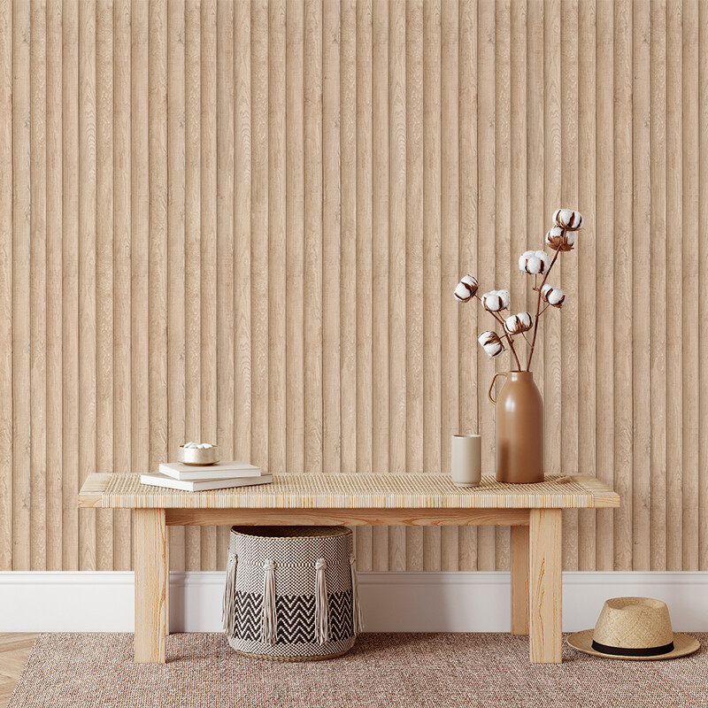 Modern Timber Removable Wallpaper