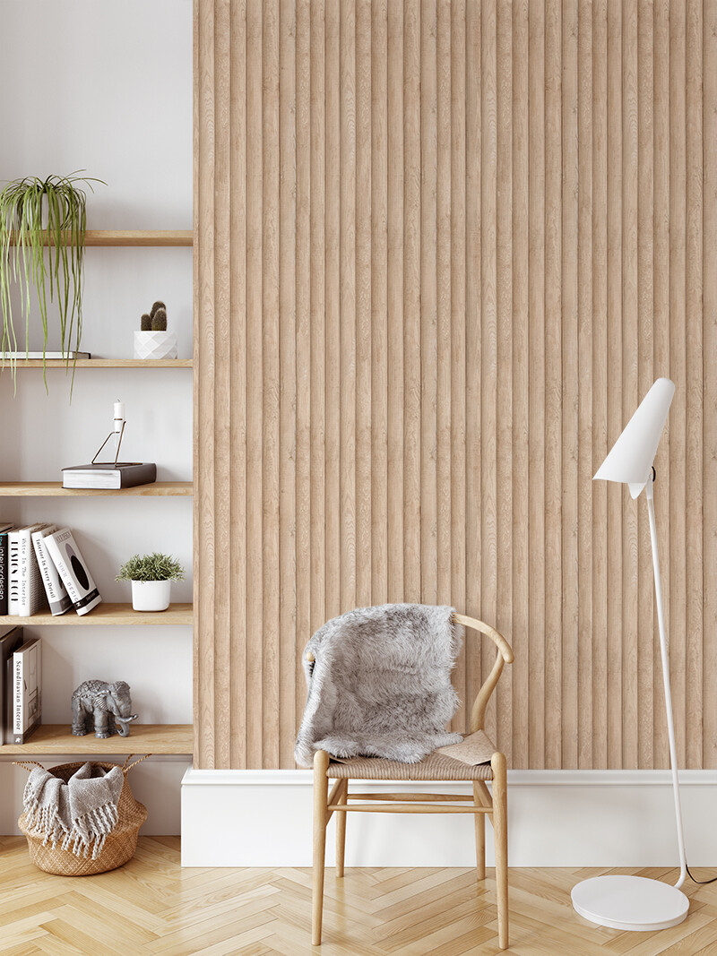Modern Timber Removable Wallpaper