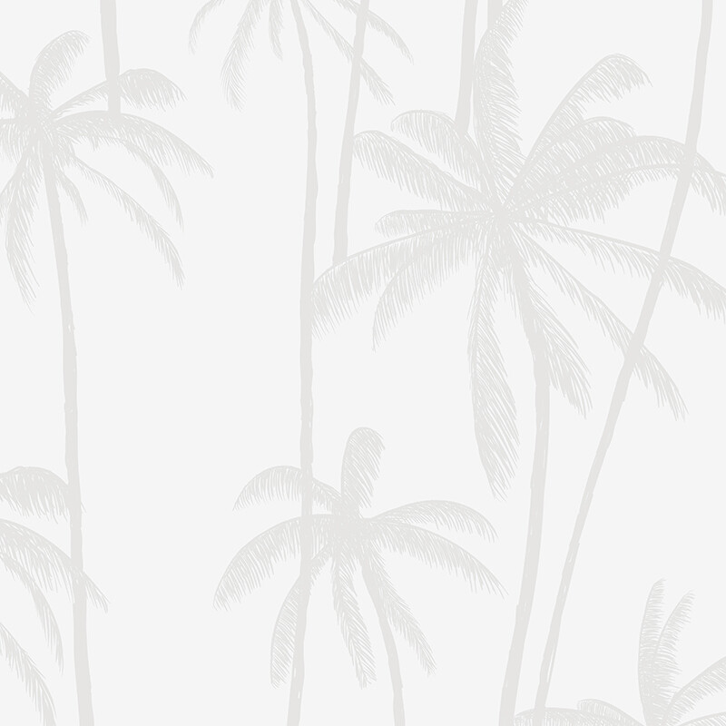 Neutral Palms (Grey) Removable Wallpaper