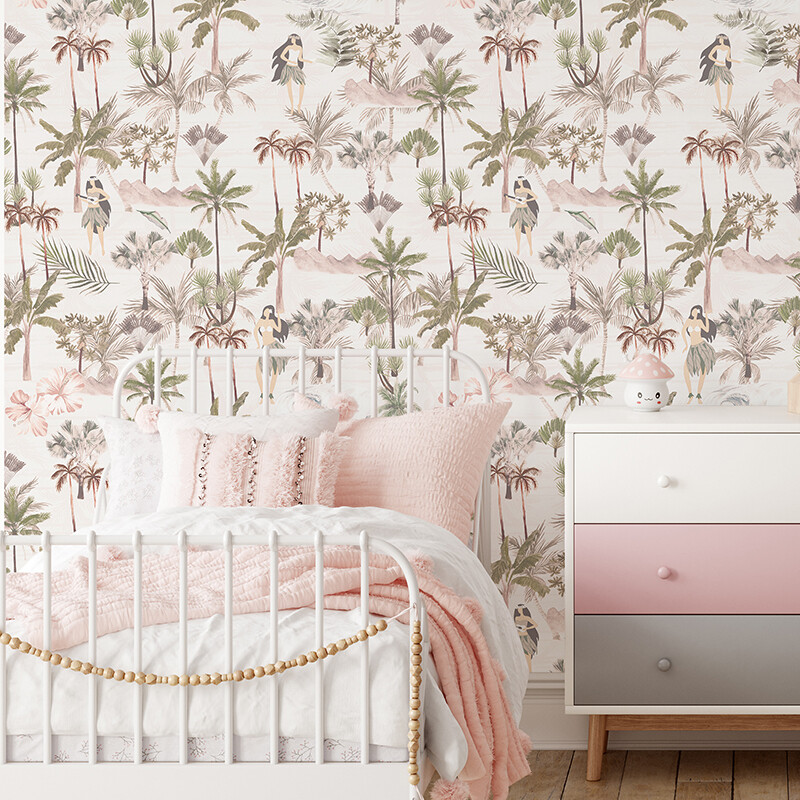 Aloha Ladies Removable Wallpaper