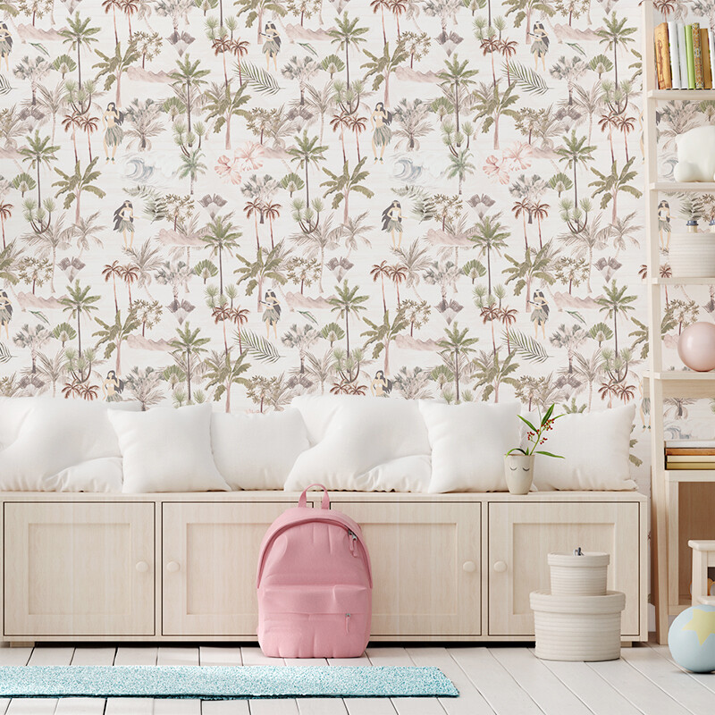 Aloha Ladies Removable Wallpaper