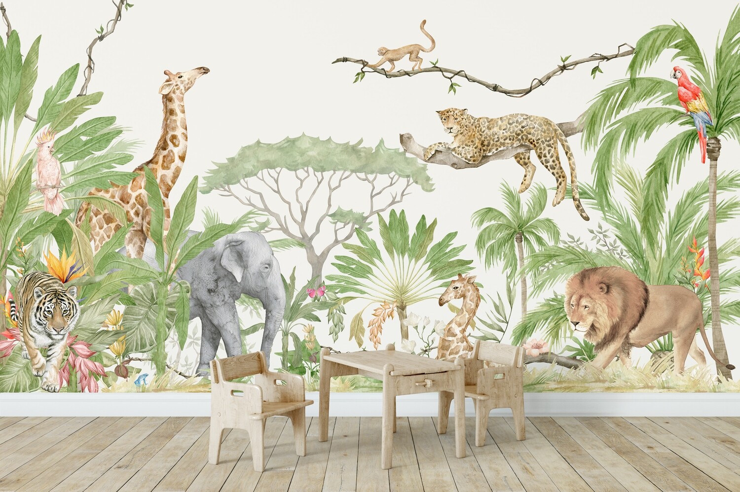 Animalia Utopia Removable Wallpaper Mural