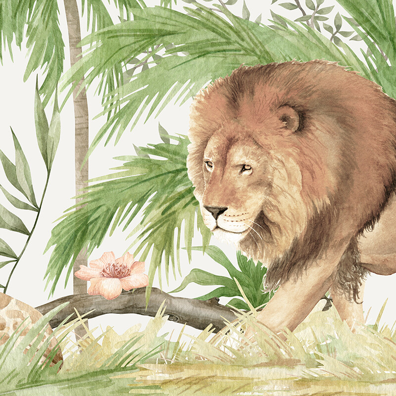 Animalia Utopia Removable Wallpaper Mural