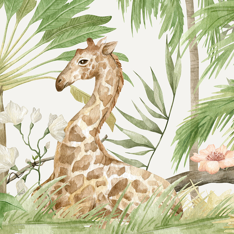 Animalia Utopia Removable Wallpaper Mural
