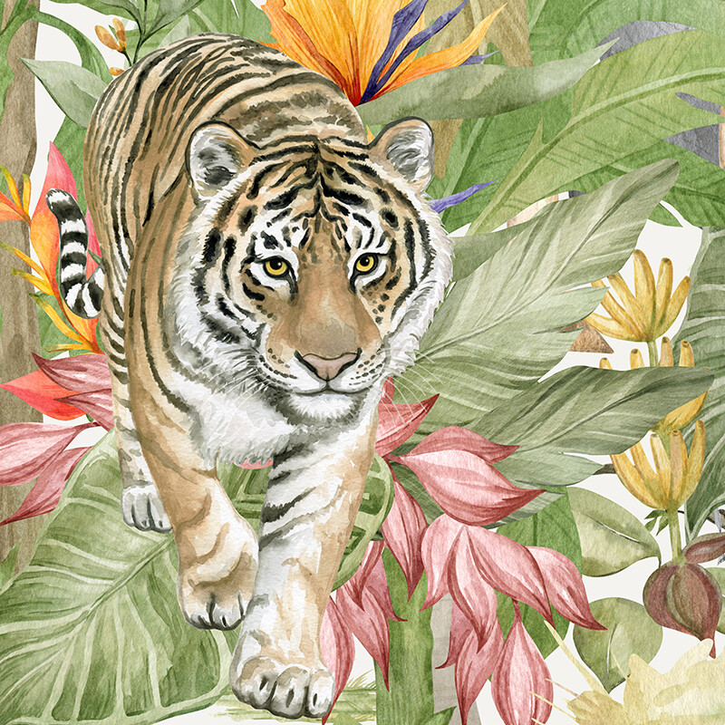 Animalia Utopia Removable Wallpaper Mural