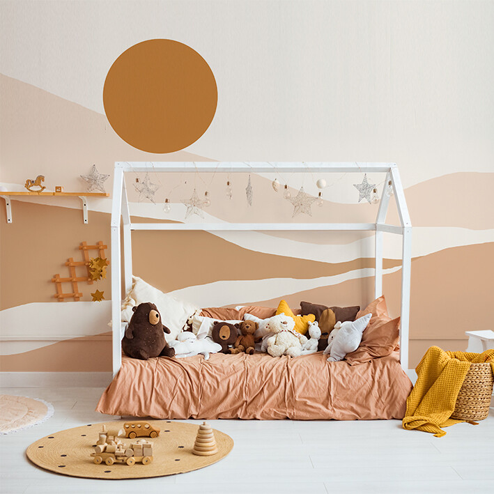 Boho Desert Mural