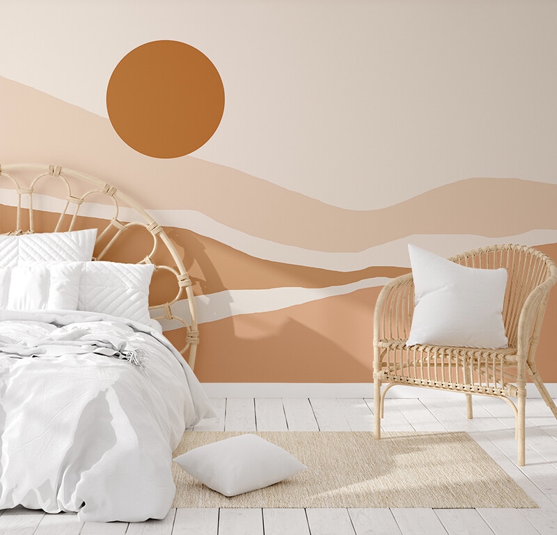 Boho Desert Mural