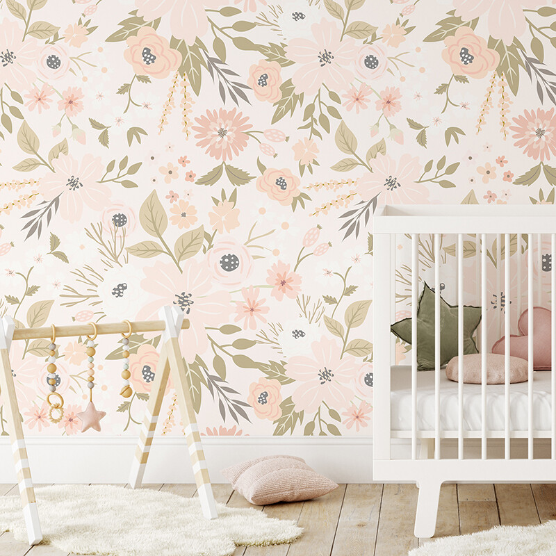 Bloom Crush Removable Wallpaper