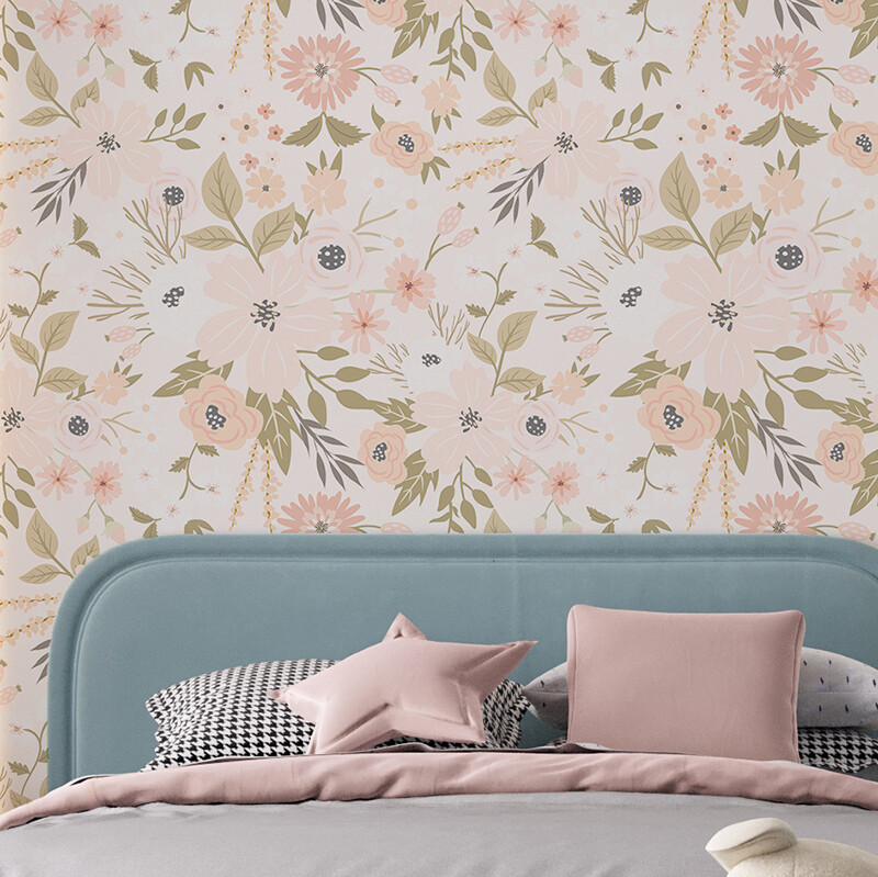 Bloom Crush Removable Wallpaper