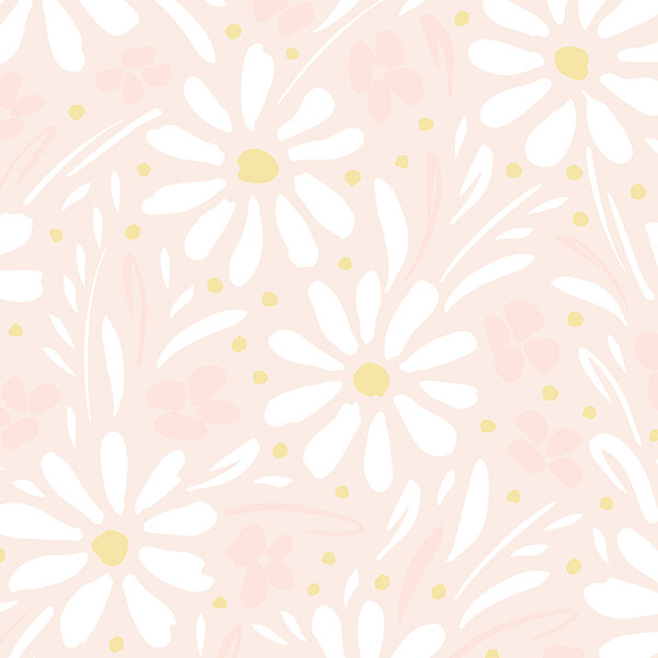 Gracie's Daisies Removable Wallpaper