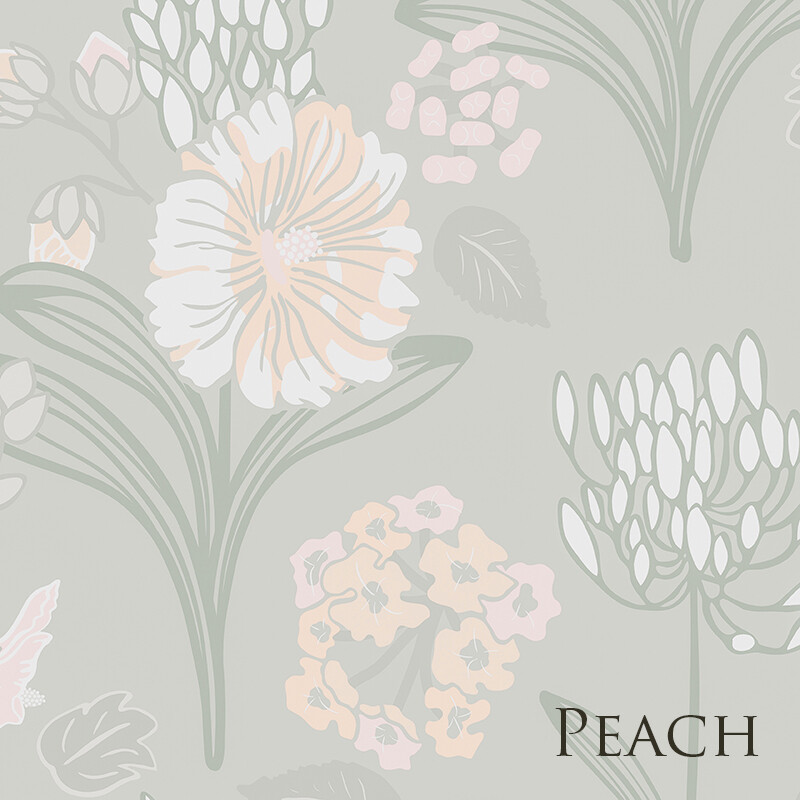 peach flowers