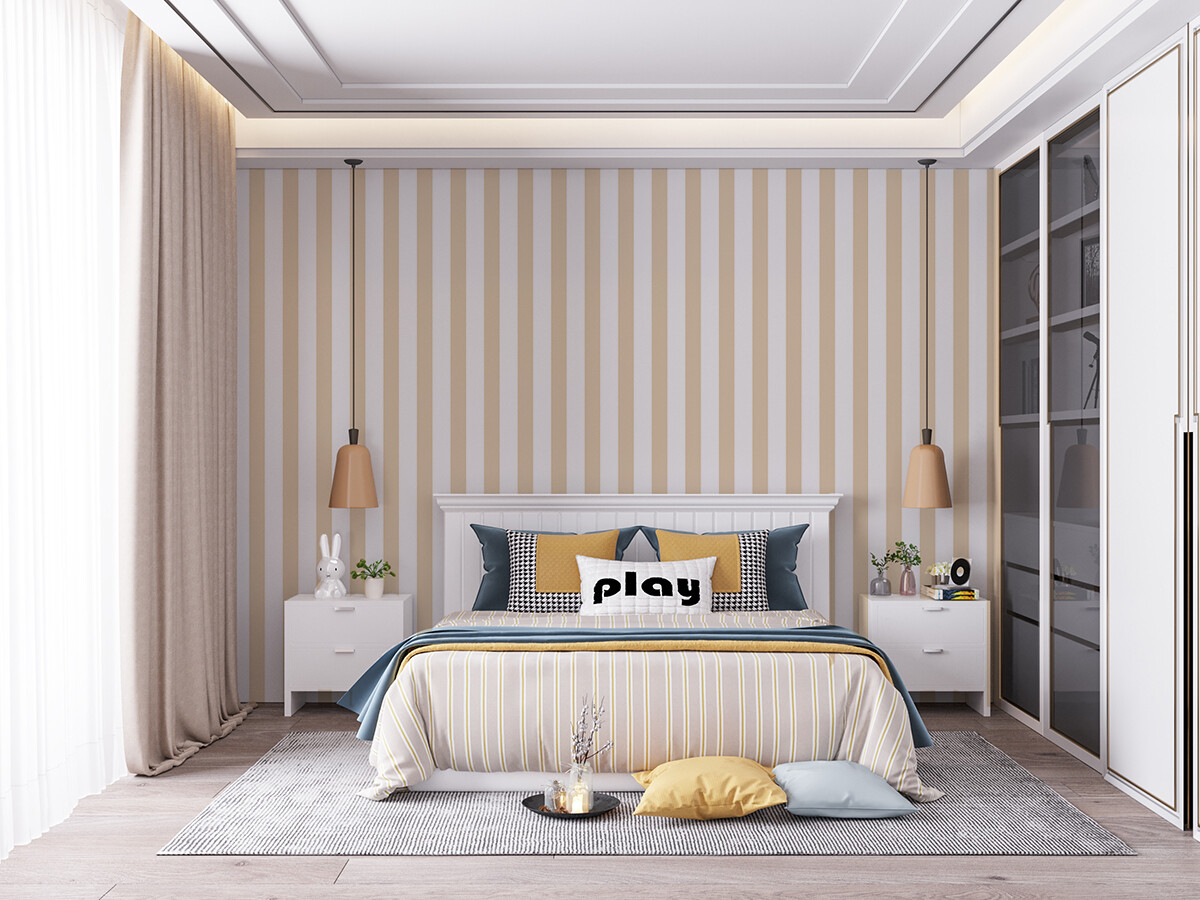 Elegant Stripes Removable Wallpaper