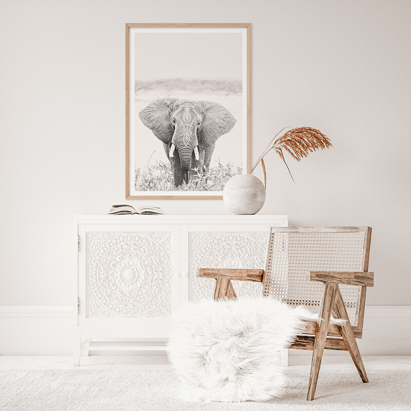 Heavenly Boho Elephant II