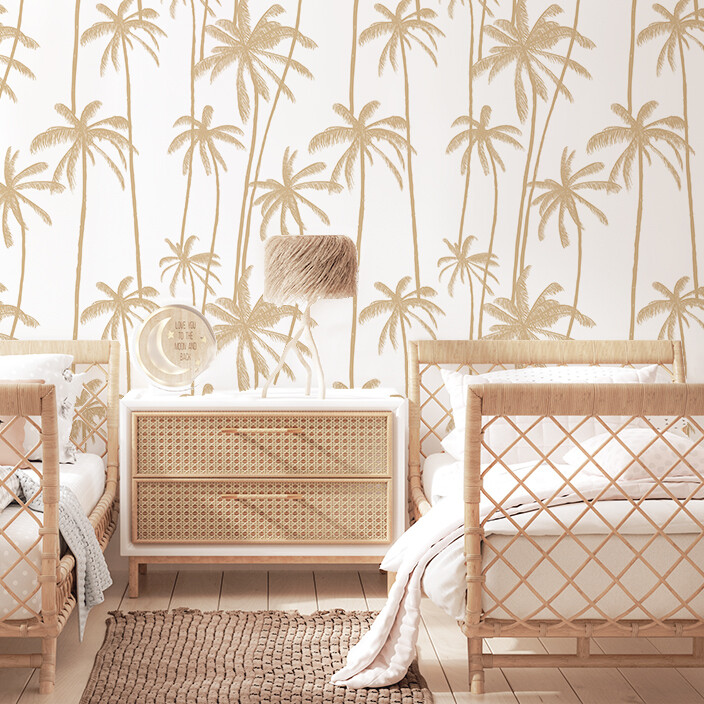 Bali Palms Removable Wallpaper