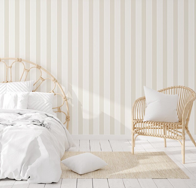 Taupe Toscana Removable Wallpaper