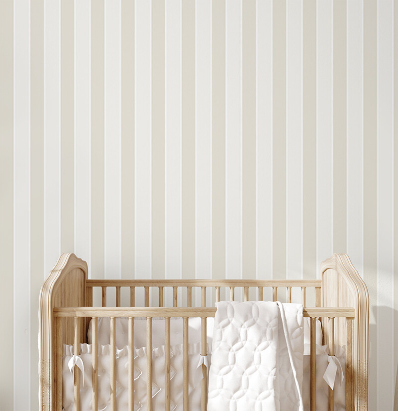 Taupe Toscana Removable Wallpaper