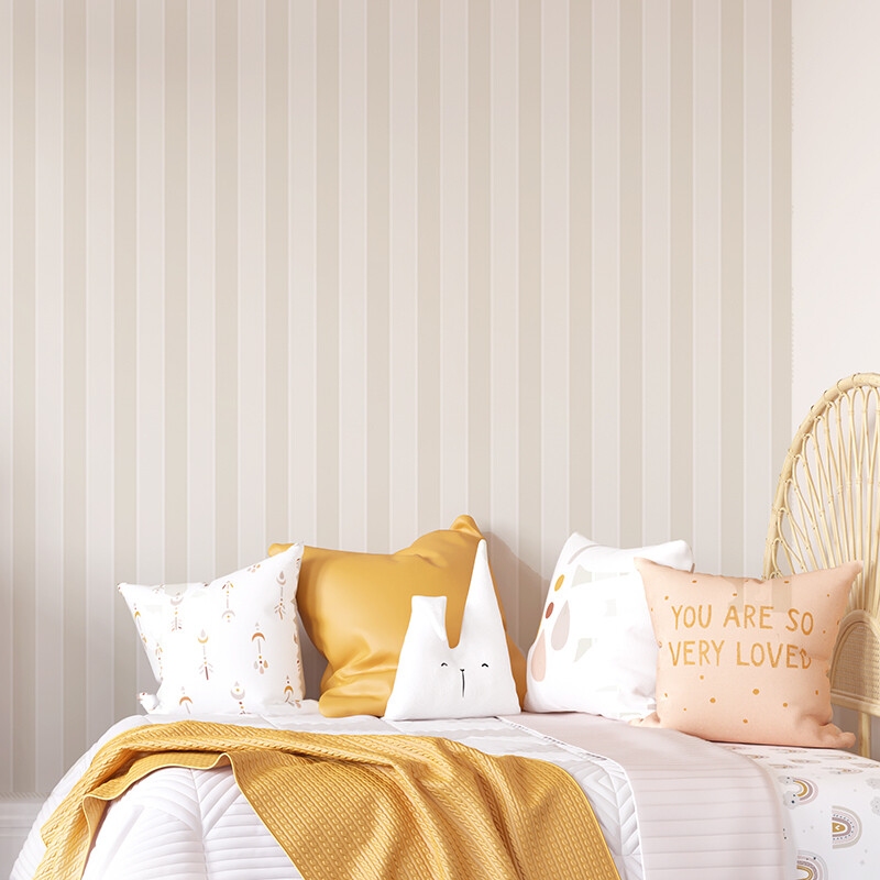 Taupe Toscana Removable Wallpaper