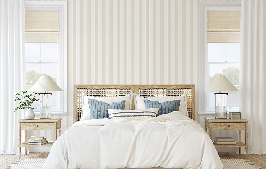 Taupe Toscana Removable Wallpaper