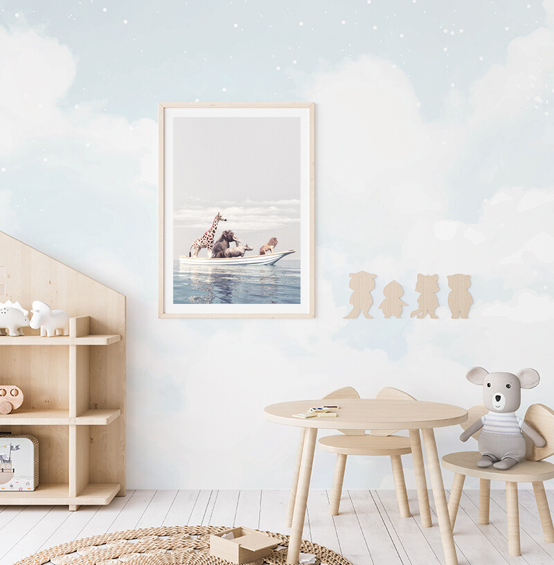 Des Nuages (Clouds) Removable Wallpaper Mural