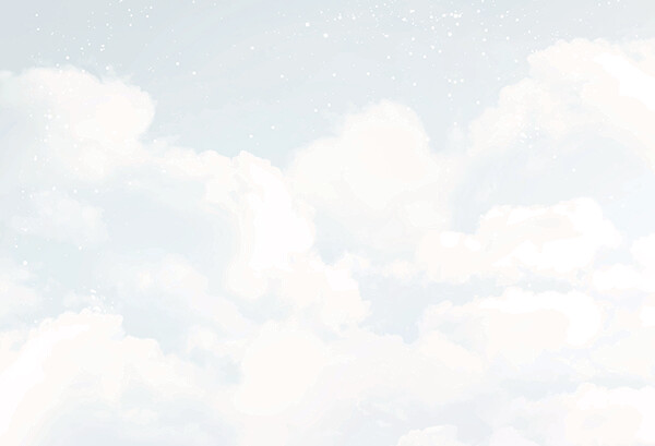 Des Nuages (Clouds) Removable Wallpaper Mural