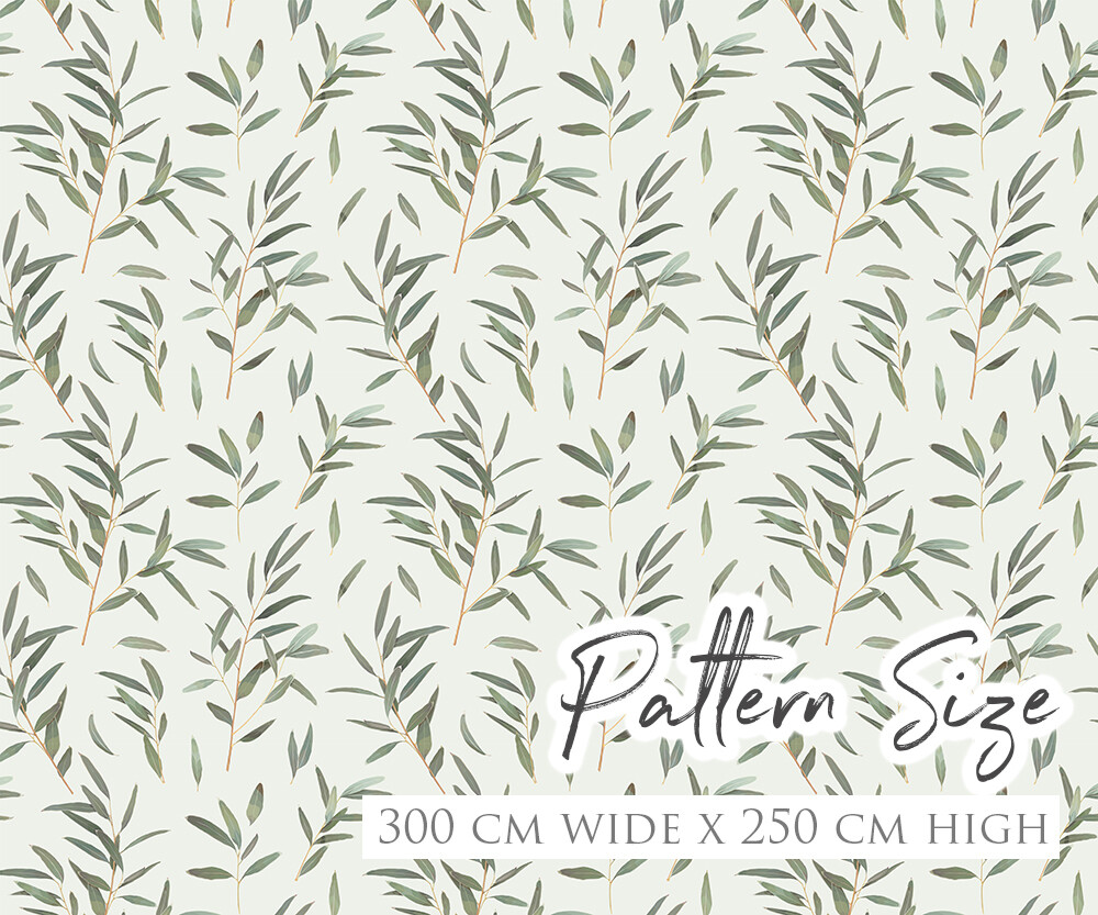Australian Gum Leaves Removable Wallpaper