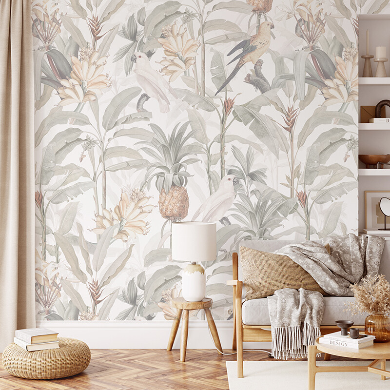Tropical Jungle II Removable Wallpaper