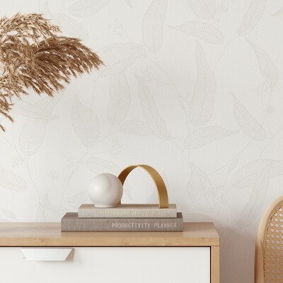 Eucalyptus Leaves Removable Wallpaper (colour options)